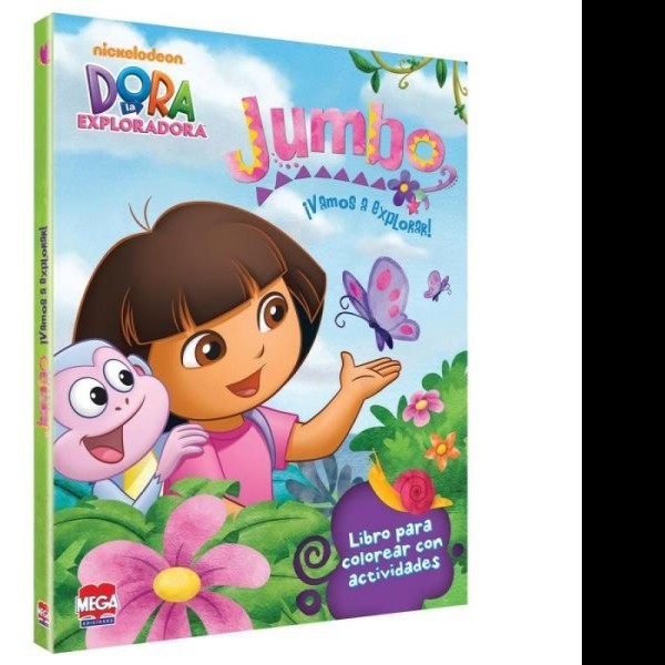 LIBRO PCOLOREAR JUMBO DORA MEGA 1T 6541 PZA